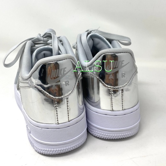 Nike Air Force 1 SP Crome Metallic Women Sneakers - Picture 8 of 10